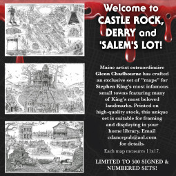 Stephen King Maps, illustrated by Glenn Chadbourne